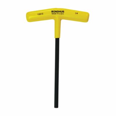 Bondhus 13312 Chamfered Hex Key, Ergonomic T-Handle Handle, Protanium High Torque Steel, ProGuard - Hex & Torx Keys